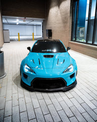 Toyota GT86 86 TRD GT SE Base ZN6 2017 2018 2019 2020 & Scion FR-S FRS ZN6 2013 2014 2015 2016 & BRZ TS Limited Premium ZN6 2013 2014 2015 2016 2017 2018 2019 2020 (compatible with ROBOT widebody kit) with Aftermarket Parts - Hood Bonnet Carbon Fiber / FRP from Robot Craftsman