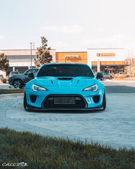 Toyota GT86 86 TRD GT SE Base ZN6 2017 2018 2019 2020 & Scion FR-S FRS ZN6 2013 2014 2015 2016 & BRZ TS Limited Premium ZN6 2013 2014 2015 2016 2017 2018 2019 2020 (compatible with ROBOT widebody kit) with Aftermarket Parts - Hood Bonnet Carbon Fiber / FRP from Robot Craftsman