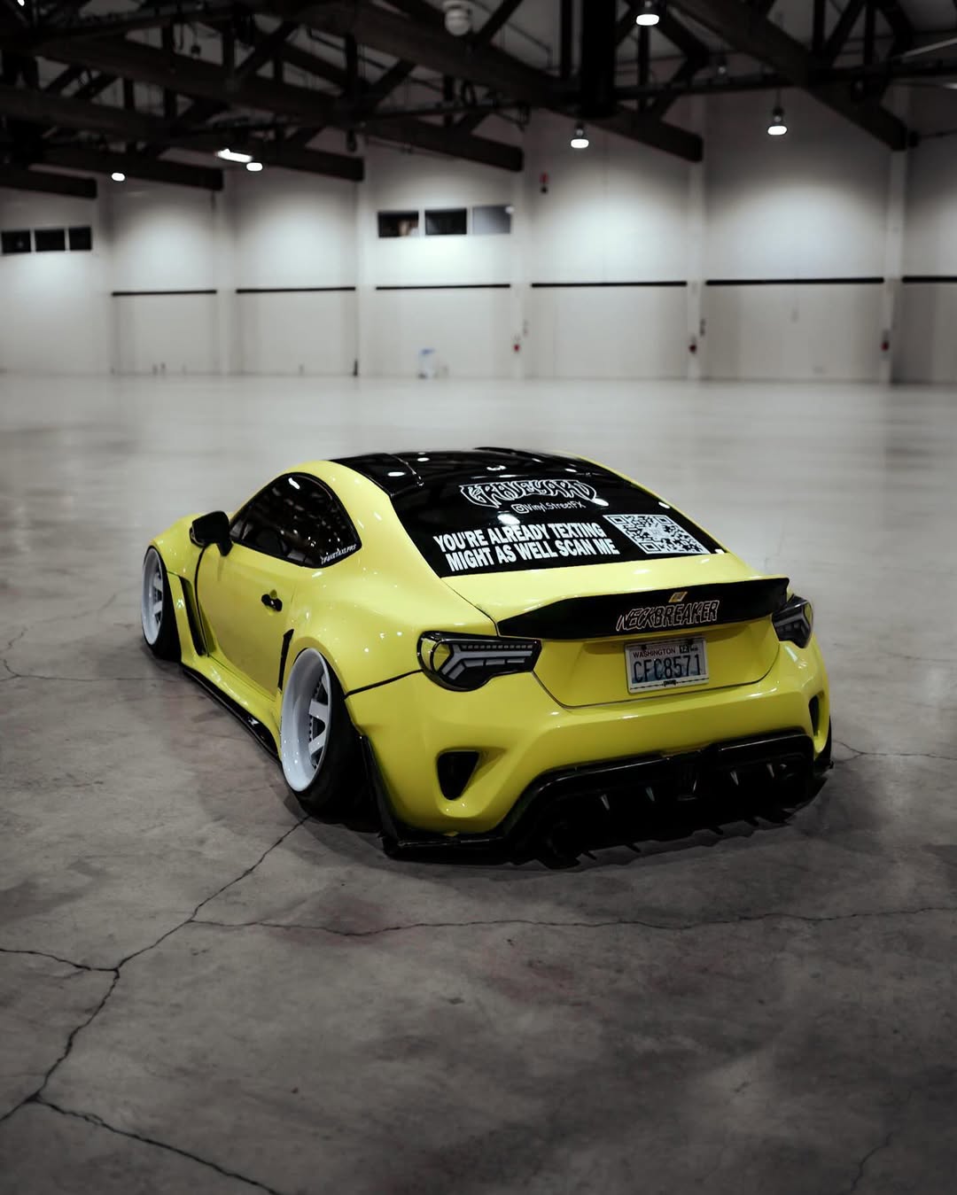 Toyota GT86 86 TRD GT SE Base ZN6 2017 2018 2019 2020 & Scion FR-S FRS ZN6 2013 2014 2015 2016 & BRZ TS Limited Premium ZN6 2013 2014 2015 2016 2017 2018 2019 2020 (compatible with ROBOT widebody kit) with Aftermarket Parts - Rear Bumper & Diffuser Carbon Fiber / FRP from Robot Craftsman