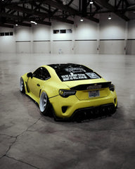 Toyota GT86 86 TRD GT SE Base ZN6 2017 2018 2019 2020 & Scion FR-S FRS ZN6 2013 2014 2015 2016 & BRZ TS Limited Premium ZN6 2013 2014 2015 2016 2017 2018 2019 2020 (compatible with ROBOT widebody kit) with Aftermarket Parts - Rear Bumper & Diffuser Carbon Fiber / FRP from Robot Craftsman