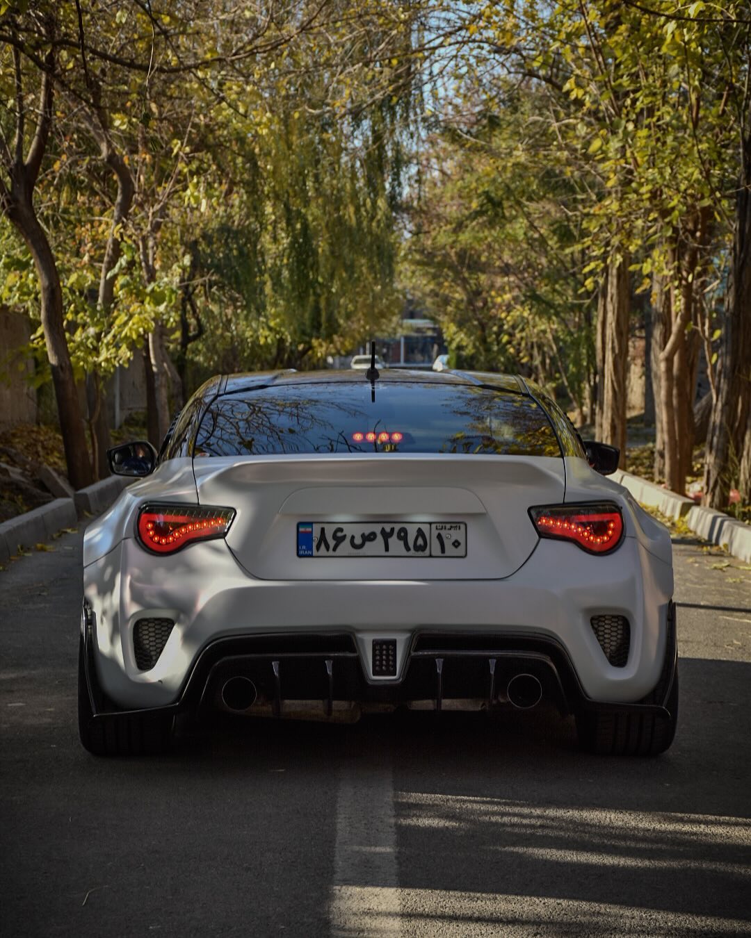 Toyota GT86 86 TRD GT SE Base ZN6 2017 2018 2019 2020 & Scion FR-S FRS ZN6 2013 2014 2015 2016 & BRZ TS Limited Premium ZN6 2013 2014 2015 2016 2017 2018 2019 2020 (compatible with ROBOT widebody kit) with Aftermarket Parts - Rear Bumper & Diffuser Carbon Fiber / FRP from Robot Craftsman