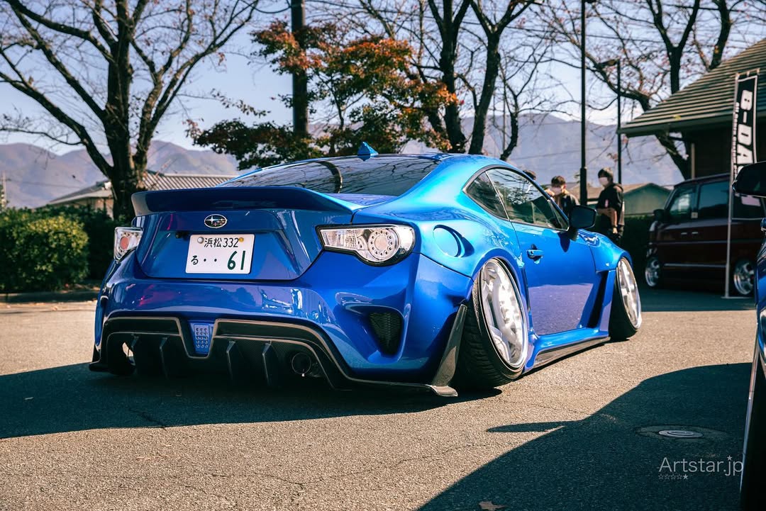 Toyota GT86 86 TRD GT SE Base ZN6 2017 2018 2019 2020 & Scion FR-S FRS ZN6 2013 2014 2015 2016 & BRZ TS Limited Premium ZN6 2013 2014 2015 2016 2017 2018 2019 2020 (compatible with ROBOT widebody kit) with Aftermarket Parts - Rear Bumper & Diffuser Carbon Fiber / FRP from Robot Craftsman