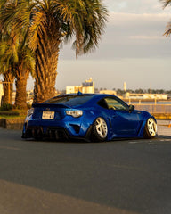 Toyota GT86 86 TRD GT SE Base ZN6 2017 2018 2019 2020 & Scion FR-S FRS ZN6 2013 2014 2015 2016 & BRZ TS Limited Premium ZN6 2013 2014 2015 2016 2017 2018 2019 2020 (compatible with ROBOT widebody kit) with Aftermarket Parts - Rear Bumper & Diffuser Carbon Fiber / FRP from Robot Craftsman