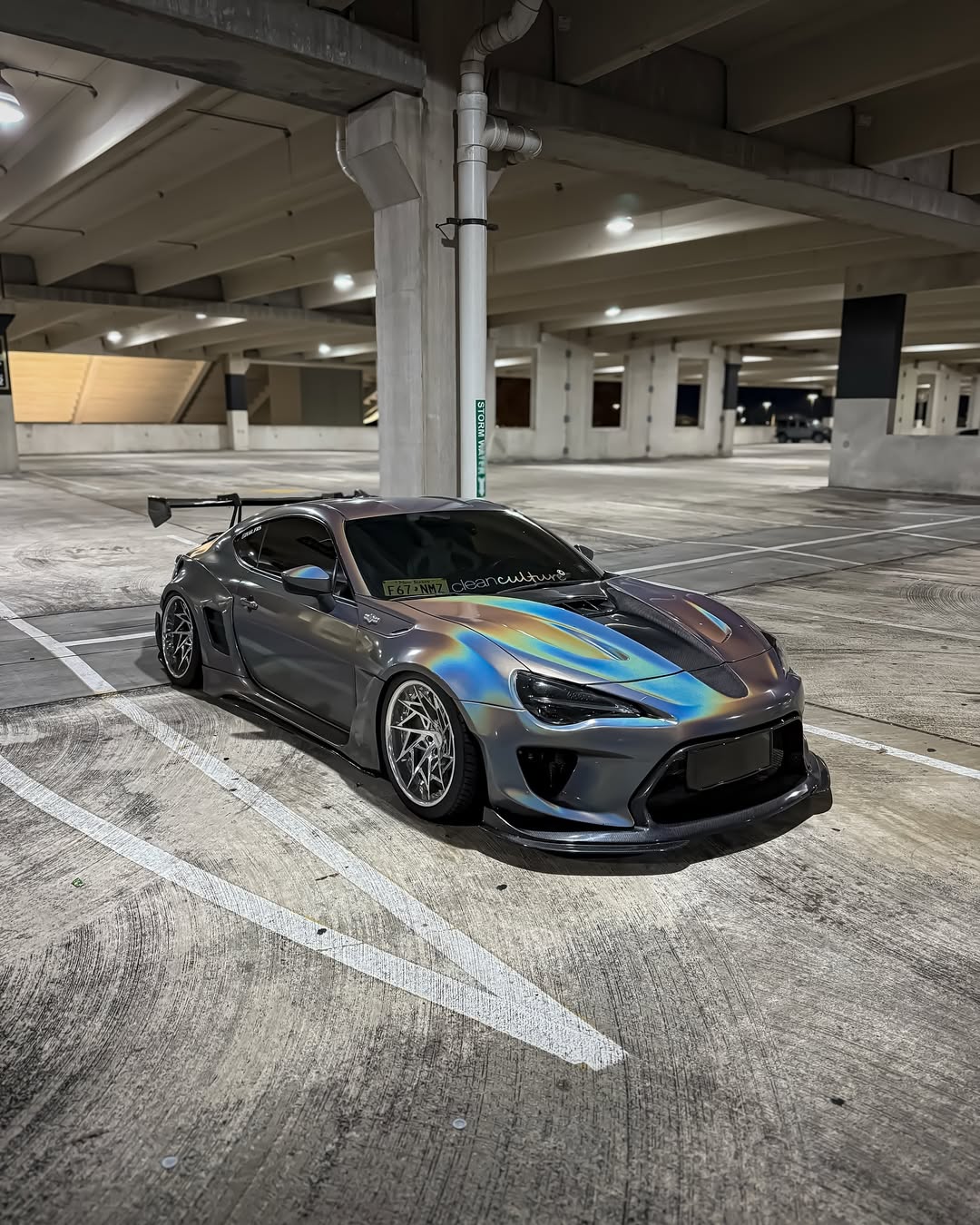 Toyota GT86 86 TRD GT SE Base ZN6 2017 2018 2019 2020 & Scion FR-S FRS ZN6 2013 2014 2015 2016 & BRZ TS Limited Premium ZN6 2013 2014 2015 2016 2017 2018 2019 2020 (compatible with ROBOT widebody kit) with Aftermarket Parts - Front Corner Canards (Pair) & Front Inner Vents Canards (Pair) Carbon Fiber / FRP from Robot Craftsman