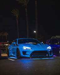 Toyota GT86 86 TRD GT SE Base ZN6 2017 2018 2019 2020 & Scion FR-S FRS ZN6 2013 2014 2015 2016 & BRZ TS Limited Premium ZN6 2013 2014 2015 2016 2017 2018 2019 2020 (compatible with ROBOT widebody kit) with Aftermarket Parts - Front Fenders Replacement & Rear Quarter Fender Flares & Side Skirts Carbon Fiber / FRP from Robot Craftsman