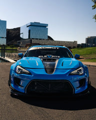 Toyota GT86 86 TRD GT SE Base ZN6 2017 2018 2019 2020 & Scion FR-S FRS ZN6 2013 2014 2015 2016 & BRZ TS Limited Premium ZN6 2013 2014 2015 2016 2017 2018 2019 2020 (compatible with ROBOT widebody kit) with Aftermarket Parts - Replacement Hood Scoop& Hood Bonnet Carbon Fiber / FRP from Robot Craftsman