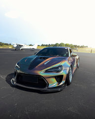 Toyota GT86 86 TRD GT SE Base ZN6 2017 2018 2019 2020 & Scion FR-S FRS ZN6 2013 2014 2015 2016 & BRZ TS Limited Premium ZN6 2013 2014 2015 2016 2017 2018 2019 2020 (compatible with ROBOT widebody kit) with Aftermarket Parts - Replacement Hood Scoop& Hood Bonnet Carbon Fiber / FRP from Robot Craftsman