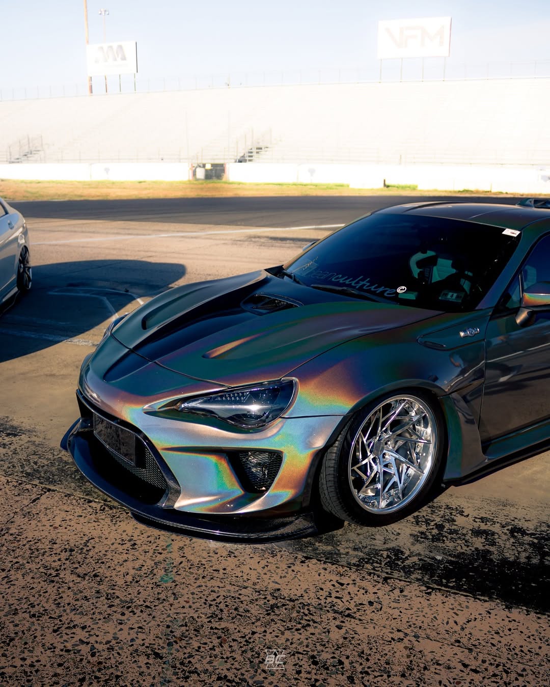 Toyota GT86 86 TRD GT SE Base ZN6 2017 2018 2019 2020 & Scion FR-S FRS ZN6 2013 2014 2015 2016 & BRZ TS Limited Premium ZN6 2013 2014 2015 2016 2017 2018 2019 2020 (compatible with ROBOT widebody kit) with Aftermarket Parts - Front Fenders Replacement & Rear Quarter Fender Flares & Side Skirts Carbon Fiber / FRP from Robot Craftsman