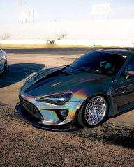 Toyota GT86 86 TRD GT SE Base ZN6 2017 2018 2019 2020 & Scion FR-S FRS ZN6 2013 2014 2015 2016 & BRZ TS Limited Premium ZN6 2013 2014 2015 2016 2017 2018 2019 2020 (compatible with ROBOT widebody kit) with Aftermarket Parts - Front Corner Canards (Pair) & Front Inner Vents Canards (Pair) Carbon Fiber / FRP from Robot Craftsman