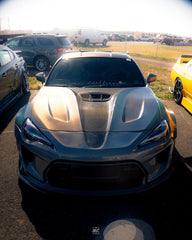 Toyota GT86 86 TRD GT SE Base ZN6 2017 2018 2019 2020 & Scion FR-S FRS ZN6 2013 2014 2015 2016 & BRZ TS Limited Premium ZN6 2013 2014 2015 2016 2017 2018 2019 2020 (compatible with ROBOT widebody kit) with Aftermarket Parts - Replacement Hood Scoop& Hood Bonnet Carbon Fiber / FRP from Robot Craftsman
