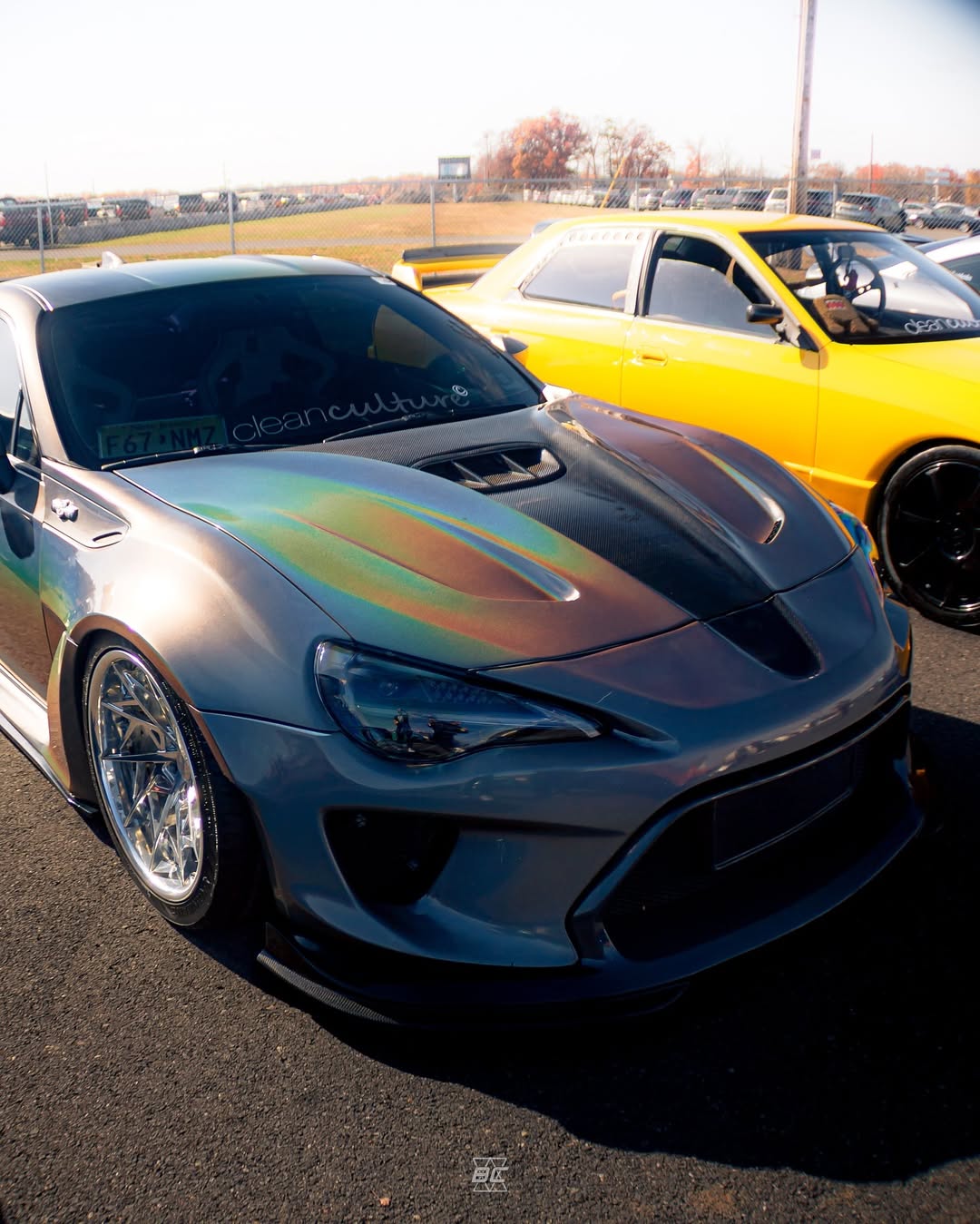 Toyota GT86 86 TRD GT SE Base ZN6 2017 2018 2019 2020 & Scion FR-S FRS ZN6 2013 2014 2015 2016 & BRZ TS Limited Premium ZN6 2013 2014 2015 2016 2017 2018 2019 2020 (compatible with ROBOT widebody kit) with Aftermarket Parts - Front Corner Canards (Pair) & Front Inner Vents Canards (Pair) Carbon Fiber / FRP from Robot Craftsman