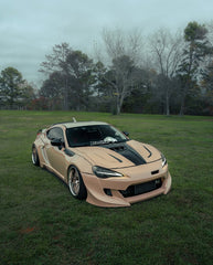 Toyota GT86 86 TRD GT SE Base ZN6 2017 2018 2019 2020 & Scion FR-S FRS ZN6 2013 2014 2015 2016 & BRZ TS Limited Premium ZN6 2013 2014 2015 2016 2017 2018 2019 2020 (compatible with ROBOT widebody kit) with Aftermarket Parts - Hood Bonnet Carbon Fiber / FRP from Robot Craftsman