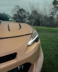 Toyota GT86 86 TRD GT SE Base ZN6 2017 2018 2019 2020 & Scion FR-S FRS ZN6 2013 2014 2015 2016 & BRZ TS Limited Premium ZN6 2013 2014 2015 2016 2017 2018 2019 2020 (compatible with ROBOT widebody kit) with Aftermarket Parts - Hood Bonnet Carbon Fiber / FRP from Robot Craftsman