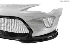 Toyota GT86 86 TRD GT SE Base ZN6 2017 2018 2019 2020 & Scion FR-S FRS ZN6 2013 2014 2015 2016 & BRZ TS Limited Premium ZN6 2013 2014 2015 2016 2017 2018 2019 2020 (compatible with ROBOT widebody kit) with Aftermarket Parts - Replacement Front Lip Only & Front Bumper & Lip Carbon Fiber / FRP from Robot Craftsman