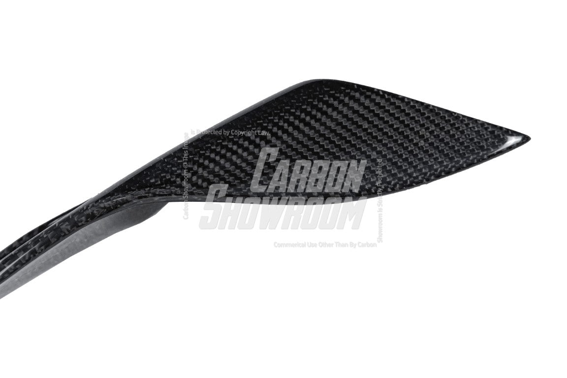 Toyota GT86 86 TRD GT SE Base ZN6 2017 2018 2019 2020 & Scion FR-S FRS ZN6 2013 2014 2015 2016 & BRZ TS Limited Premium ZN6 2013 2014 2015 2016 2017 2018 2019 2020 (compatible with ROBOT widebody kit) with Aftermarket Parts - Front Corner Canards (Pair) & Front Inner Vents Canards (Pair) Carbon Fiber / FRP from Robot Craftsman