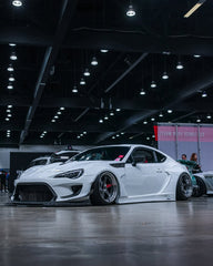 Toyota GT86 86 TRD GT SE Base ZN6 2017 2018 2019 2020 & Scion FR-S FRS ZN6 2013 2014 2015 2016 & BRZ TS Limited Premium ZN6 2013 2014 2015 2016 2017 2018 2019 2020 (compatible with ROBOT widebody kit) with Aftermarket Parts - Front Bumper & Lip Carbon Fiber / FRP from Robot Craftsman