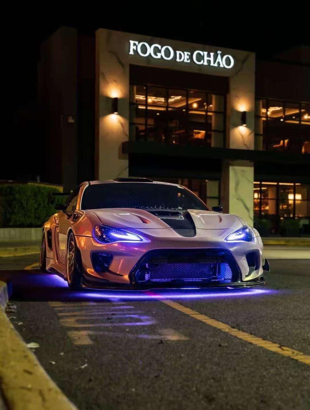 Toyota GT86 86 TRD GT SE Base ZN6 2017 2018 2019 2020 & Scion FR-S FRS ZN6 2013 2014 2015 2016 & BRZ TS Limited Premium ZN6 2013 2014 2015 2016 2017 2018 2019 2020 (compatible with ROBOT widebody kit) with Aftermarket Parts - Replacement Front Lip Only & Front Bumper & Lip Carbon Fiber / FRP from Robot Craftsman