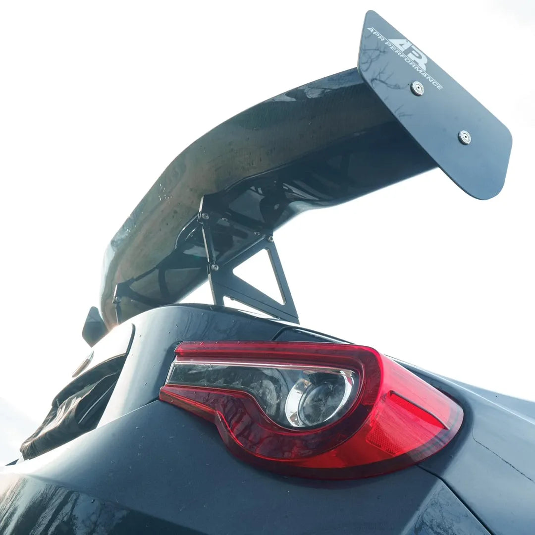 Toyota GT86 86 TRD GT SE Base ZN6 2017 2018 2019 2020 & Scion FR-S FRS ZN6 2013 2014 2015 2016 & BRZ TS Limited Premium ZN6 2013 2014 2015 2016 2017 2018 2019 2020 with Aftermarket Parts - Swan Neck Hammer GT Wing Carbon Fiber / FRP from Robot Craftsman