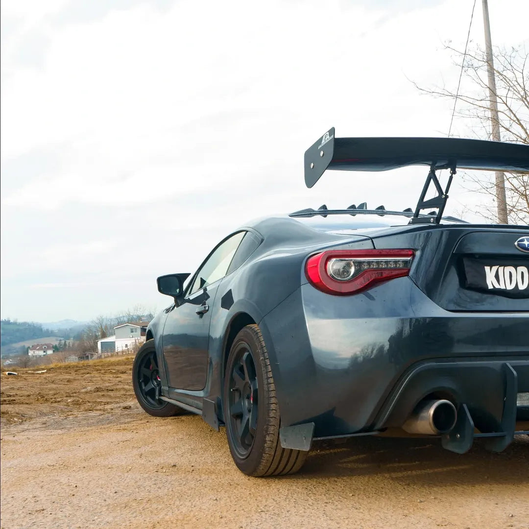 Toyota GT86 86 TRD GT SE Base ZN6 2017 2018 2019 2020 & Scion FR-S FRS ZN6 2013 2014 2015 2016 & BRZ TS Limited Premium ZN6 2013 2014 2015 2016 2017 2018 2019 2020 with Aftermarket Parts - Swan Neck Hammer GT Wing Carbon Fiber / FRP from Robot Craftsman