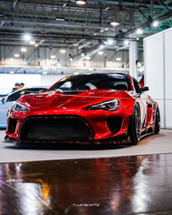 Toyota GT86 86 TRD GT SE Base ZN6 2017 2018 2019 2020 & Scion FR-S FRS ZN6 2013 2014 2015 2016 & BRZ TS Limited Premium ZN6 2013 2014 2015 2016 2017 2018 2019 2020 (compatible with ROBOT widebody kit) with Aftermarket Parts - Replacement Front Lip Only & Front Bumper & Lip Carbon Fiber / FRP from Robot Craftsman
