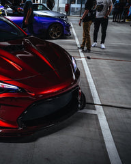 Toyota GT86 86 TRD GT SE Base ZN6 2017 2018 2019 2020 & Scion FR-S FRS ZN6 2013 2014 2015 2016 & BRZ TS Limited Premium ZN6 2013 2014 2015 2016 2017 2018 2019 2020 (compatible with ROBOT widebody kit) with Aftermarket Parts - Replacement Front Lip Only & Front Bumper & Lip Carbon Fiber / FRP from Robot Craftsman