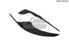 Toyota GT86 86 TRD GT SE Base ZN6 2017 2018 2019 2020 & Scion FR-S FRS ZN6 2013 2014 2015 2016 & BRZ TS Limited Premium ZN6 2013 2014 2015 2016 2017 2018 2019 2020 (compatible with ROBOT widebody kit) with Aftermarket Parts - Front Corner Canards (Pair) & Front Inner Vents Canards (Pair) Carbon Fiber / FRP from Robot Craftsman