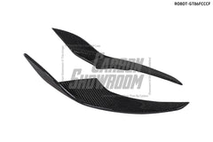 Toyota GT86 86 TRD GT SE Base ZN6 2017 2018 2019 2020 & Scion FR-S FRS ZN6 2013 2014 2015 2016 & BRZ TS Limited Premium ZN6 2013 2014 2015 2016 2017 2018 2019 2020 (compatible with ROBOT widebody kit) with Aftermarket Parts - Front Corner Canards (Pair) & Front Inner Vents Canards (Pair) Carbon Fiber / FRP from Robot Craftsman