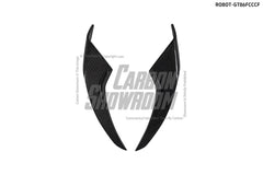 Toyota GT86 86 TRD GT SE Base ZN6 2017 2018 2019 2020 & Scion FR-S FRS ZN6 2013 2014 2015 2016 & BRZ TS Limited Premium ZN6 2013 2014 2015 2016 2017 2018 2019 2020 (compatible with ROBOT widebody kit) with Aftermarket Parts - Front Corner Canards (Pair) & Front Inner Vents Canards (Pair) Carbon Fiber / FRP from Robot Craftsman