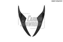 Toyota GT86 86 TRD GT SE Base ZN6 2017 2018 2019 2020 & Scion FR-S FRS ZN6 2013 2014 2015 2016 & BRZ TS Limited Premium ZN6 2013 2014 2015 2016 2017 2018 2019 2020 (compatible with ROBOT widebody kit) with Aftermarket Parts - Front Corner Canards (Pair) & Front Inner Vents Canards (Pair) Carbon Fiber / FRP from Robot Craftsman