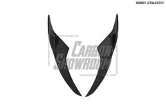 Toyota GT86 86 TRD GT SE Base ZN6 2017 2018 2019 2020 & Scion FR-S FRS ZN6 2013 2014 2015 2016 & BRZ TS Limited Premium ZN6 2013 2014 2015 2016 2017 2018 2019 2020 (compatible with ROBOT widebody kit) with Aftermarket Parts - Front Corner Canards (Pair) & Front Inner Vents Canards (Pair) Carbon Fiber / FRP from Robot Craftsman