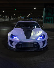 Toyota GT86 86 TRD GT SE Base ZN6 2017 2018 2019 2020 & Scion FR-S FRS ZN6 2013 2014 2015 2016 & Subaru BRZ TS Limited Premium ZN6 2013 2014 2015 2016 2017 2018 2019 2020 with Aftermarket Parts - SHINNING Roof Scoop Carbon Fiber / FRP from Robot Craftsman