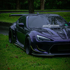 Toyota GT86 86 TRD GT SE Base ZN6 2017 2018 2019 2020 & Scion FR-S FRS ZN6 2013 2014 2015 2016 & BRZ TS Limited Premium ZN6 2013 2014 2015 2016 2017 2018 2019 2020 (compatible with ROBOT widebody kit) with Aftermarket Parts - Front Bumper & Lip Carbon Fiber / FRP from Robot Craftsman