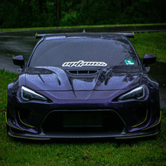 Toyota GT86 86 TRD GT SE Base ZN6 2017 2018 2019 2020 & Scion FR-S FRS ZN6 2013 2014 2015 2016 & BRZ TS Limited Premium ZN6 2013 2014 2015 2016 2017 2018 2019 2020 (compatible with ROBOT widebody kit) with Aftermarket Parts - Front Bumper & Lip Carbon Fiber / FRP from Robot Craftsman