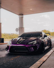 Toyota GT86 86 TRD GT SE Base ZN6 2017 2018 2019 2020 & Scion FR-S FRS ZN6 2013 2014 2015 2016 & BRZ TS Limited Premium ZN6 2013 2014 2015 2016 2017 2018 2019 2020 (compatible with ROBOT widebody kit) with Aftermarket Parts - Front Bumper & Lip Carbon Fiber / FRP from Robot Craftsman