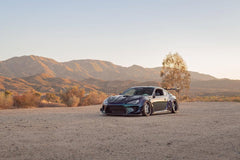 Toyota GT86 86 TRD GT SE Base ZN6 2017 2018 2019 2020 & Scion FR-S FRS ZN6 2013 2014 2015 2016 & BRZ TS Limited Premium ZN6 2013 2014 2015 2016 2017 2018 2019 2020 (compatible with ROBOT widebody kit) with Aftermarket Parts - Front Fenders Replacement & Rear Quarter Fender Flares & Side Skirts Carbon Fiber / FRP from Robot Craftsman