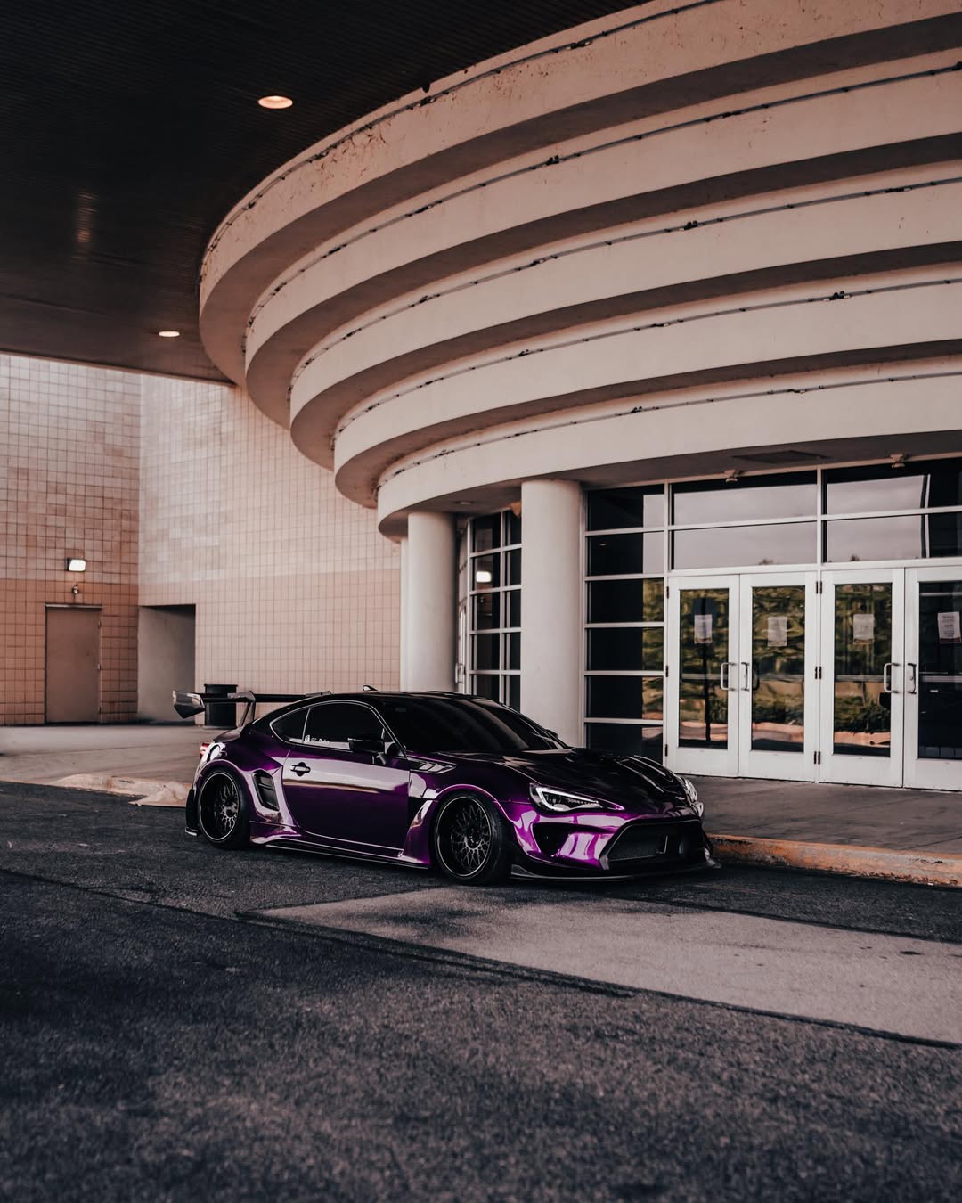 Toyota GT86 86 TRD GT SE Base ZN6 2017 2018 2019 2020 & Scion FR-S FRS ZN6 2013 2014 2015 2016 & BRZ TS Limited Premium ZN6 2013 2014 2015 2016 2017 2018 2019 2020 (compatible with ROBOT widebody kit) with Aftermarket Parts - Front Fenders Replacement & Rear Quarter Fender Flares & Side Skirts Carbon Fiber / FRP from Robot Craftsman