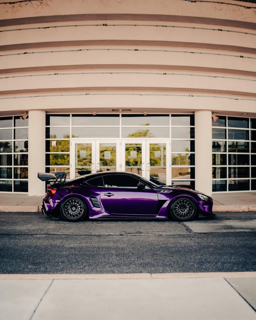 Toyota GT86 86 TRD GT SE Base ZN6 2017 2018 2019 2020 & Scion FR-S FRS ZN6 2013 2014 2015 2016 & BRZ TS Limited Premium ZN6 2013 2014 2015 2016 2017 2018 2019 2020 (compatible with ROBOT widebody kit) with Aftermarket Parts - Front Fenders Replacement & Rear Quarter Fender Flares & Side Skirts Carbon Fiber / FRP from Robot Craftsman