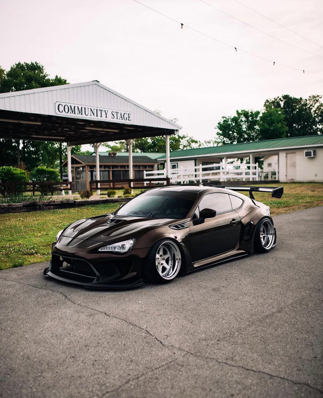 Toyota GT86 86 TRD GT SE Base ZN6 2017 2018 2019 2020 & Scion FR-S FRS ZN6 2013 2014 2015 2016 & BRZ TS Limited Premium ZN6 2013 2014 2015 2016 2017 2018 2019 2020 (compatible with ROBOT widebody kit) with Aftermarket Parts - Front Fenders Replacement & Rear Quarter Fender Flares & Side Skirts Carbon Fiber / FRP from Robot Craftsman