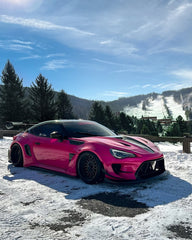 Toyota GT86 86 TRD GT SE Base ZN6 2017 2018 2019 2020 & Scion FR-S FRS ZN6 2013 2014 2015 2016 & BRZ TS Limited Premium ZN6 2013 2014 2015 2016 2017 2018 2019 2020 (compatible with ROBOT widebody kit) with Aftermarket Parts - Front Fenders Replacement & Rear Quarter Fender Flares & Side Skirts Carbon Fiber / FRP from Robot Craftsman