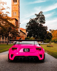 Toyota GT86 86 TRD GT SE Base ZN6 2017 2018 2019 2020 & Scion FR-S FRS ZN6 2013 2014 2015 2016 & BRZ TS Limited Premium ZN6 2013 2014 2015 2016 2017 2018 2019 2020 (compatible with ROBOT widebody kit) with Aftermarket Parts - Rear Bumper & Diffuser Carbon Fiber / FRP from Robot Craftsman