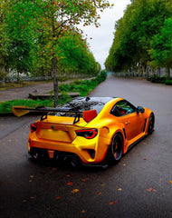 Toyota GT86 86 TRD GT SE Base ZN6 2017 2018 2019 2020 & Scion FR-S FRS ZN6 2013 2014 2015 2016 & BRZ TS Limited Premium ZN6 2013 2014 2015 2016 2017 2018 2019 2020 (compatible with ROBOT widebody kit) with Aftermarket Parts - Rear Bumper & Diffuser Carbon Fiber / FRP from Robot Craftsman