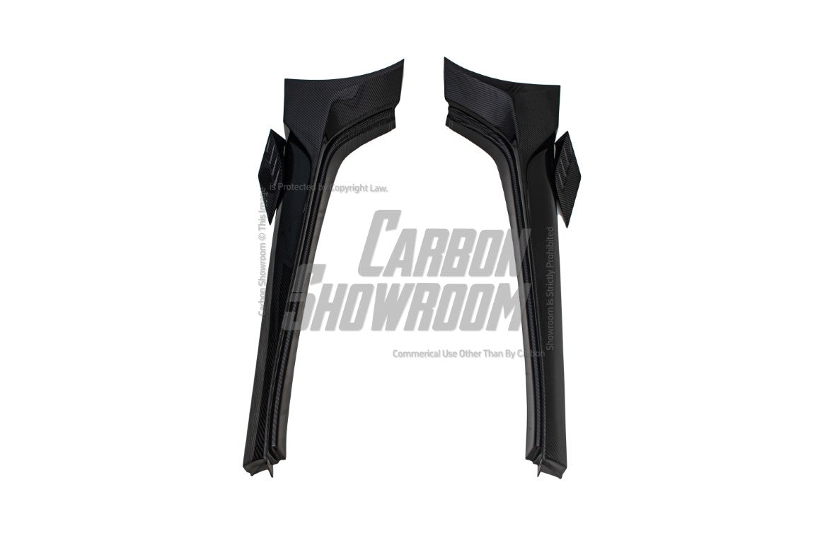 Toyota Supra MK5 A90 A91 3.0 2.0 2020 2021 2022 2023 2024 with Aftermarket Parts - Hyperion Widebody Fender Flares Wheel Arches & Side Skirts Package Carbon Fiber / FRP from Robot Craftsman