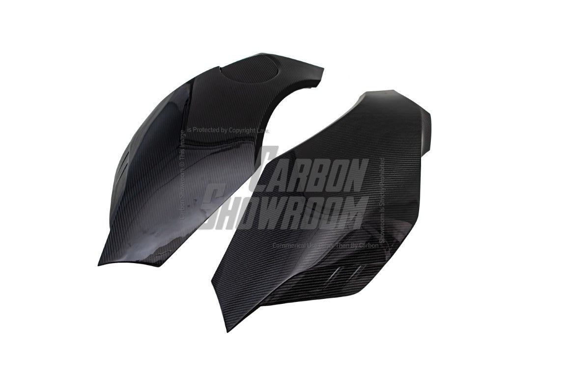 Toyota Supra MK5 A90 A91 3.0 2.0 2020 2021 2022 2023 2024 with Aftermarket Parts - Hyperion Widebody Fender Flares Wheel Arches & Side Skirts Package Carbon Fiber / FRP from Robot Craftsman