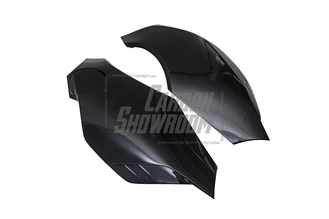 Toyota Supra MK5 A90 A91 3.0 2.0 2020 2021 2022 2023 2024 with Aftermarket Parts - Hyperion Widebody Fender Flares Wheel Arches & Side Skirts Package Carbon Fiber / FRP from Robot Craftsman