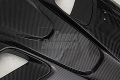 Toyota Supra MK5 A90 A91 3.0 2.0 2020 2021 2022 2023 2024 with Aftermarket Parts - Hyperion Rear Louvers & GT Wing Carbon Fiber / FRP from Robot Craftsman