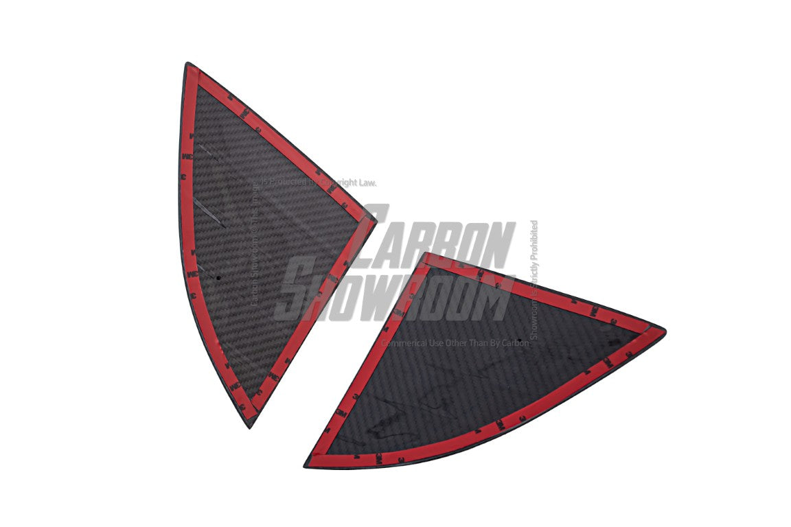 Toyota Supra MK5 A90 A91 3.0 2.0 2020 2021 2022 2023 2024 with Aftermarket Parts - Hyperion Side Window Louver Trim Carbon Fiber / FRP from Robot Craftsman