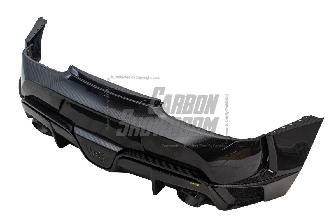 Toyota Supra MK5 A90 A91 3.0 2.0 2020 2021 2022 2023 2024 with Aftermarket Parts - Hyperion Widebody Rear Bumper & Diffuser Carbon Fiber / FRP from Robot Craftsman