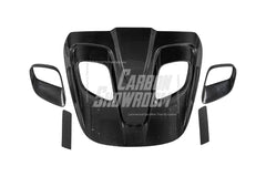 Toyota Supra MK5 A90 A91 3.0 2.0 2020 2021 2022 2023 2024 with Aftermarket Parts - Hyperion Rear Louvers & GT Wing Carbon Fiber / FRP from Robot Craftsman