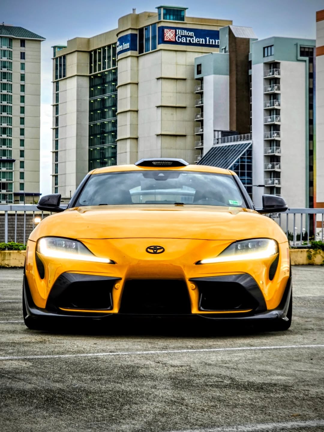 Toyota Supra MK5 A90 A91 3.0 2.0 2020 2021 2022 2023 2024 with Aftermarket Parts - Hyperion Roof Scoop Carbon Fiber / FRP from Robot Craftsman