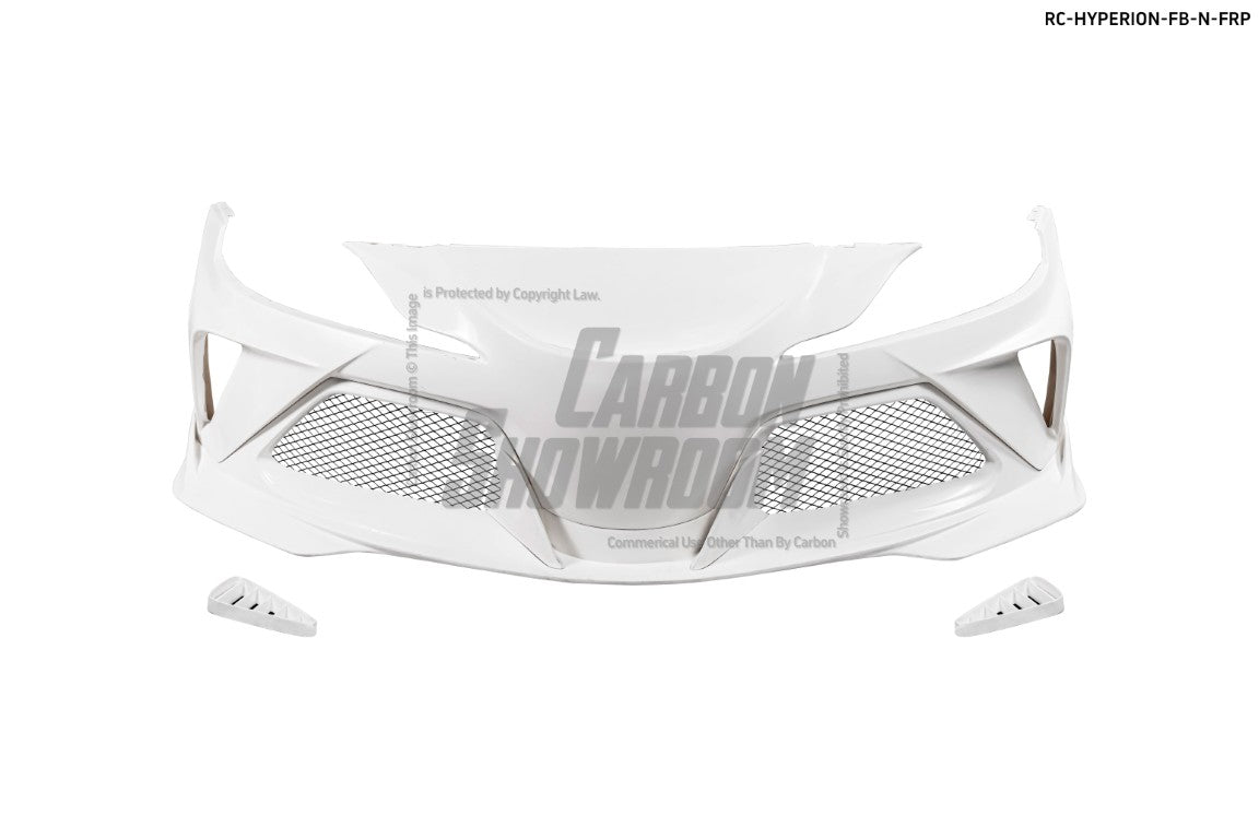 Toyota Supra MK5 A90 A91 3.0 2.0 2020-ON with Aftermarket Parts - "Hyperion" Narrow Body Front Bumper & Lip Carbon Fiber / FRP from Robot Craftsman